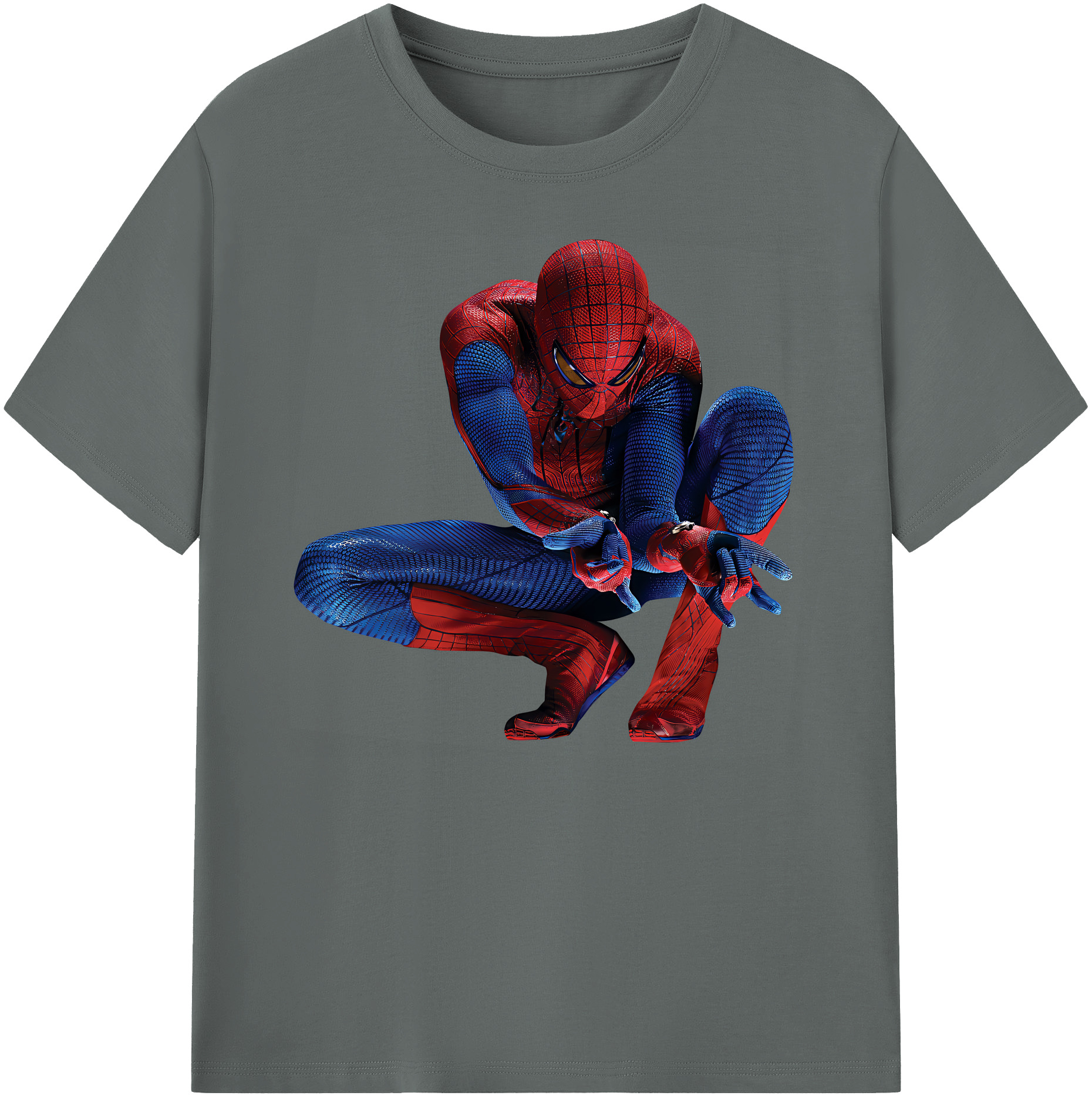 （画像用） Spider Man スパイダーマン 綿100％ メンズ半袖Tシャツ｜肌触りやわらか＆通気性